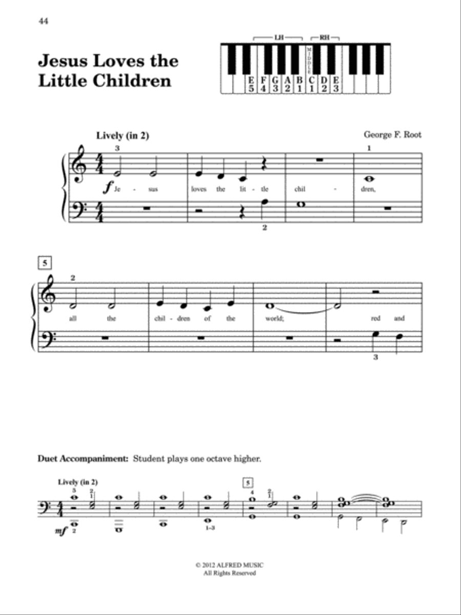 First Book of Favorites Easy Piano scores gallery preview page 5