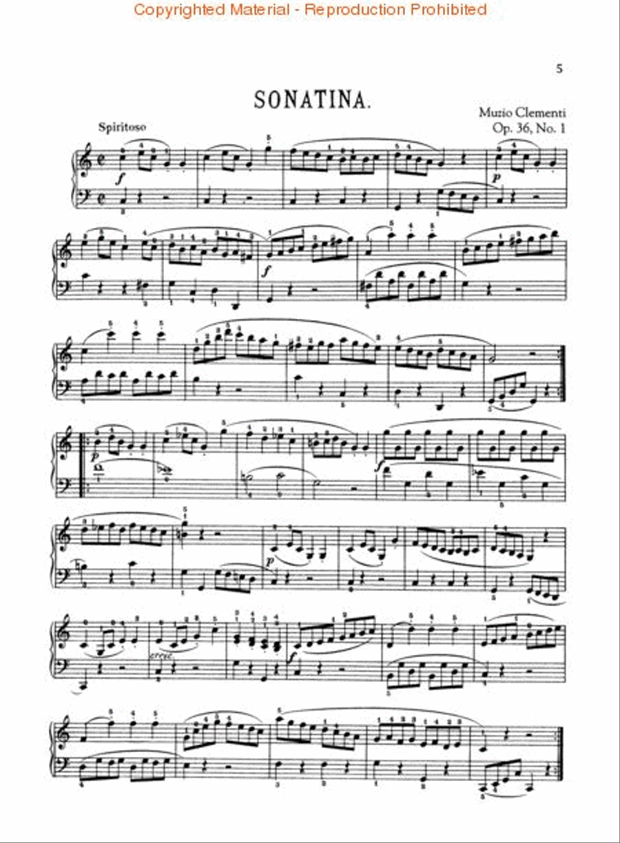 Sonatinas and Sonatas Piano scores gallery preview page 2