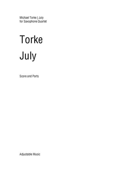 July (score and parts)