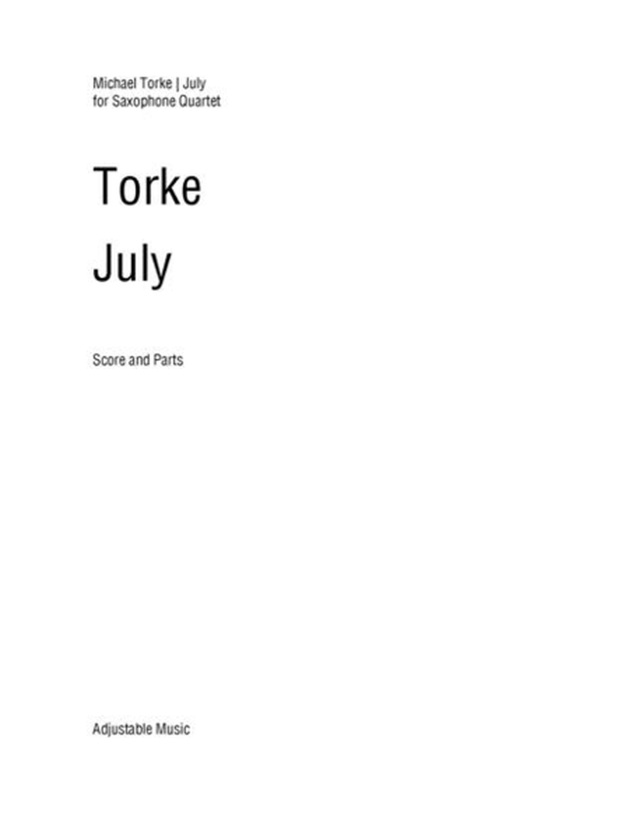 July (score and parts)