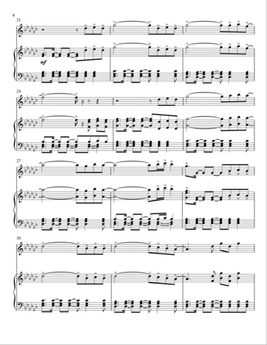A Sky Full Of Stars Small Ensemble scores gallery preview page 4