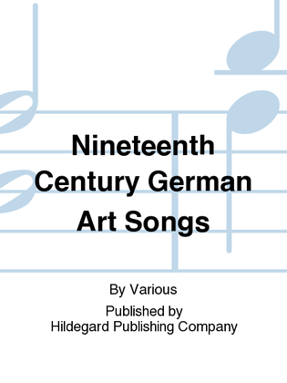 Book cover for Nineteenth Century German Art Songs
