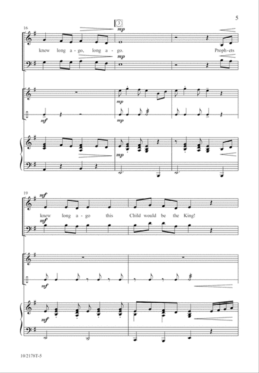 Prophets Knew 4-Part scores gallery preview page 5