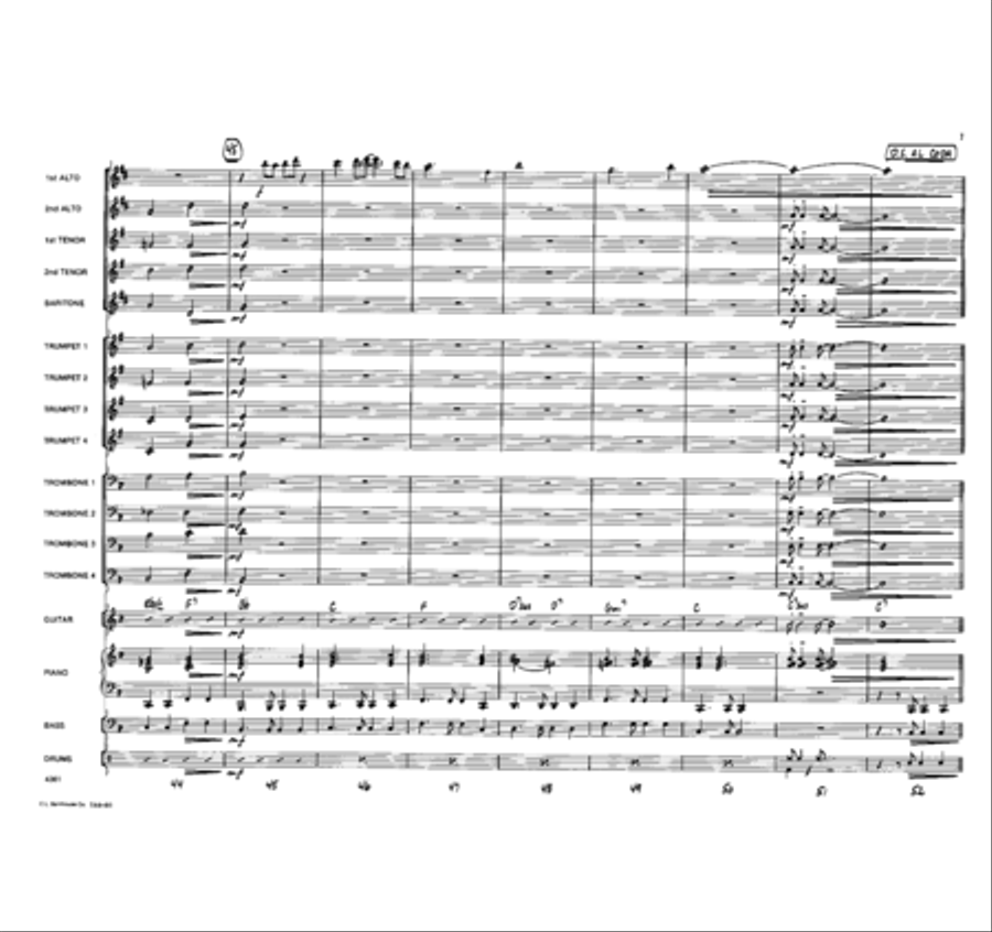 Missed You Jazz Ensemble scores gallery preview page 7