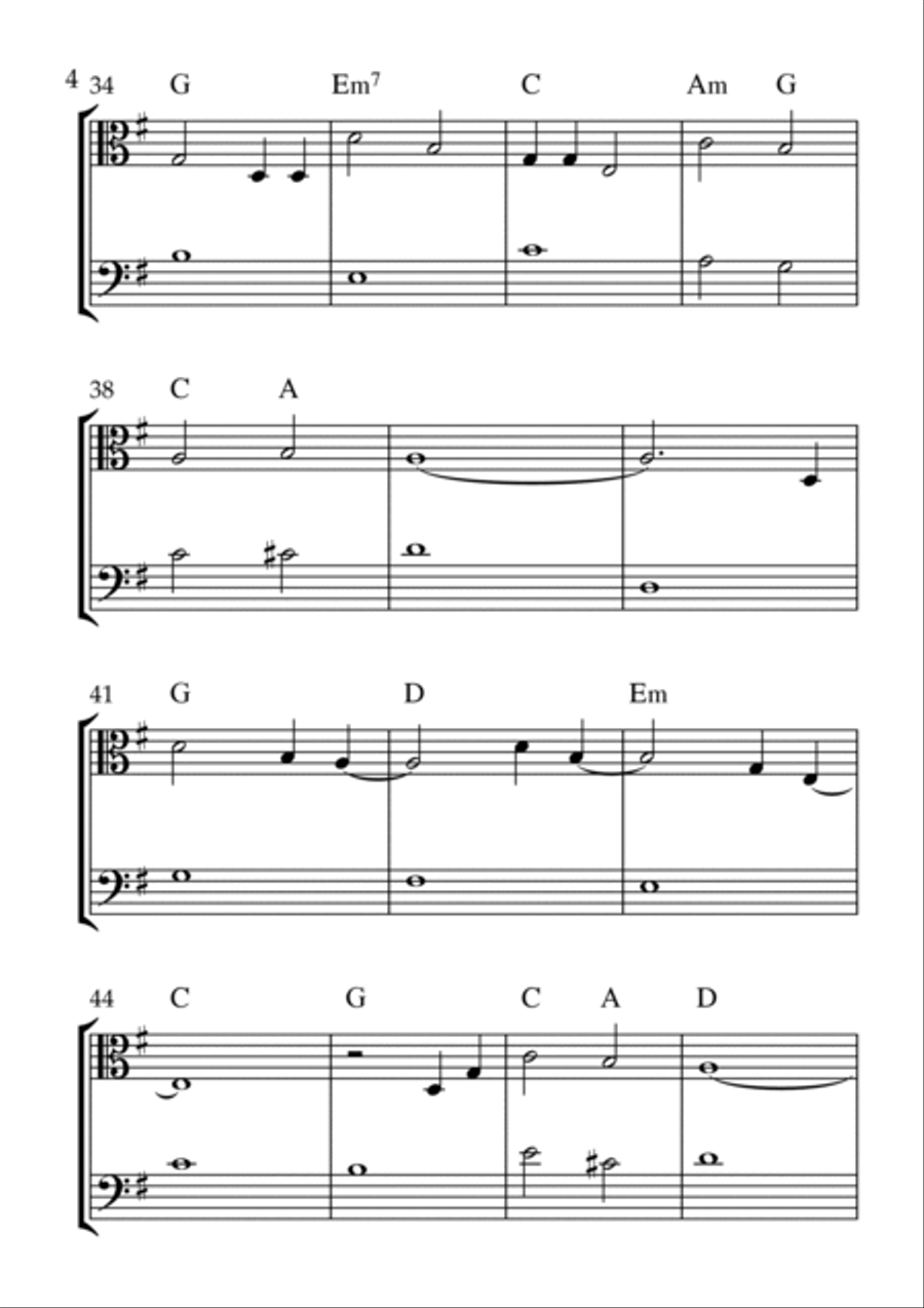 Can You Feel The Love Tonight Bassoon scores gallery preview page 4