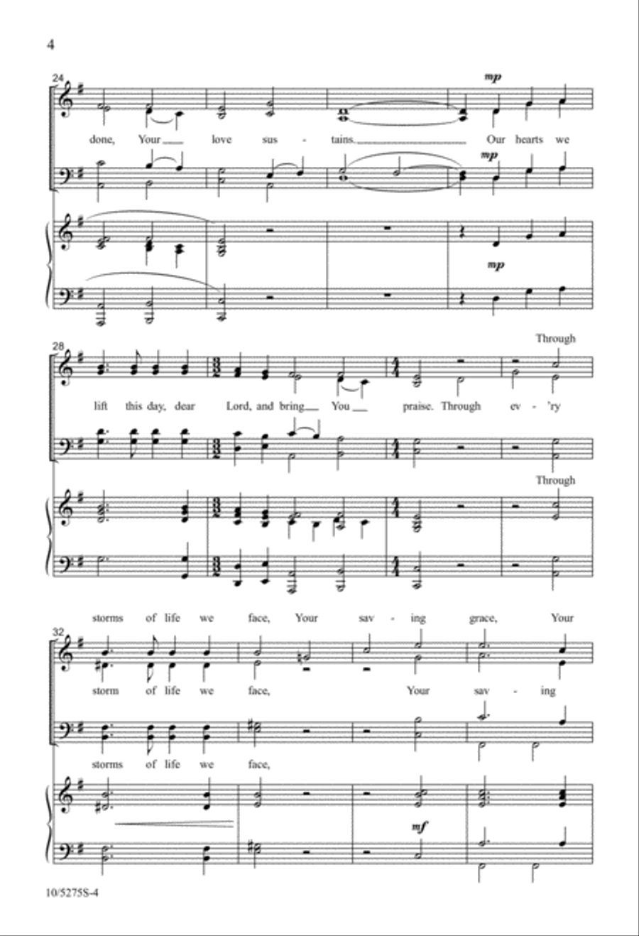 Our Hearts We Lift This Day 4-Part scores gallery preview page 4