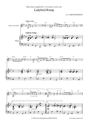 Ladybird Romp - Baritone Sax and Piano