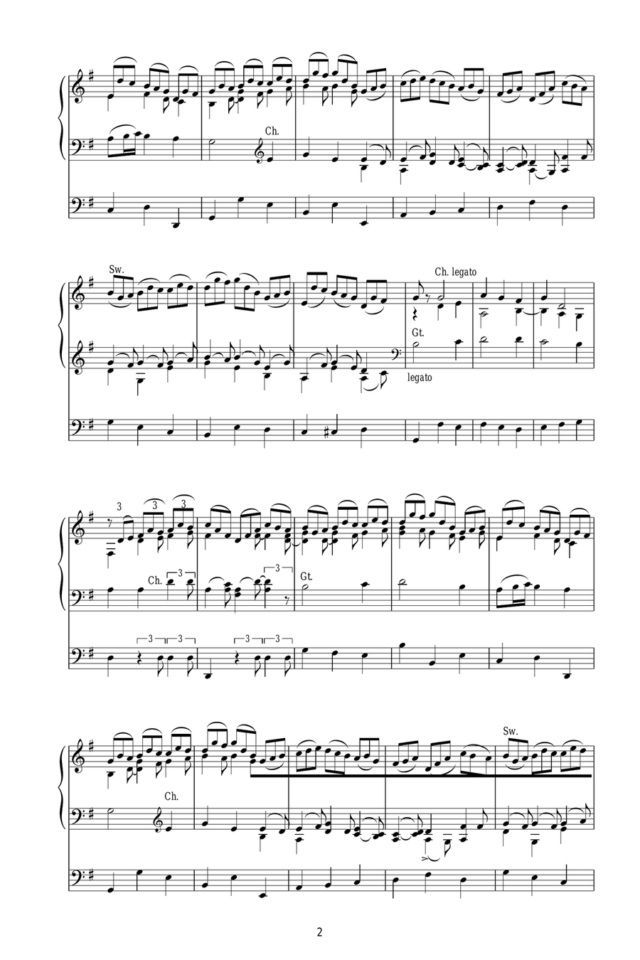 Jesu, Joy Of Man's Desiring (from Cantata 147) Piano scores gallery preview page 2