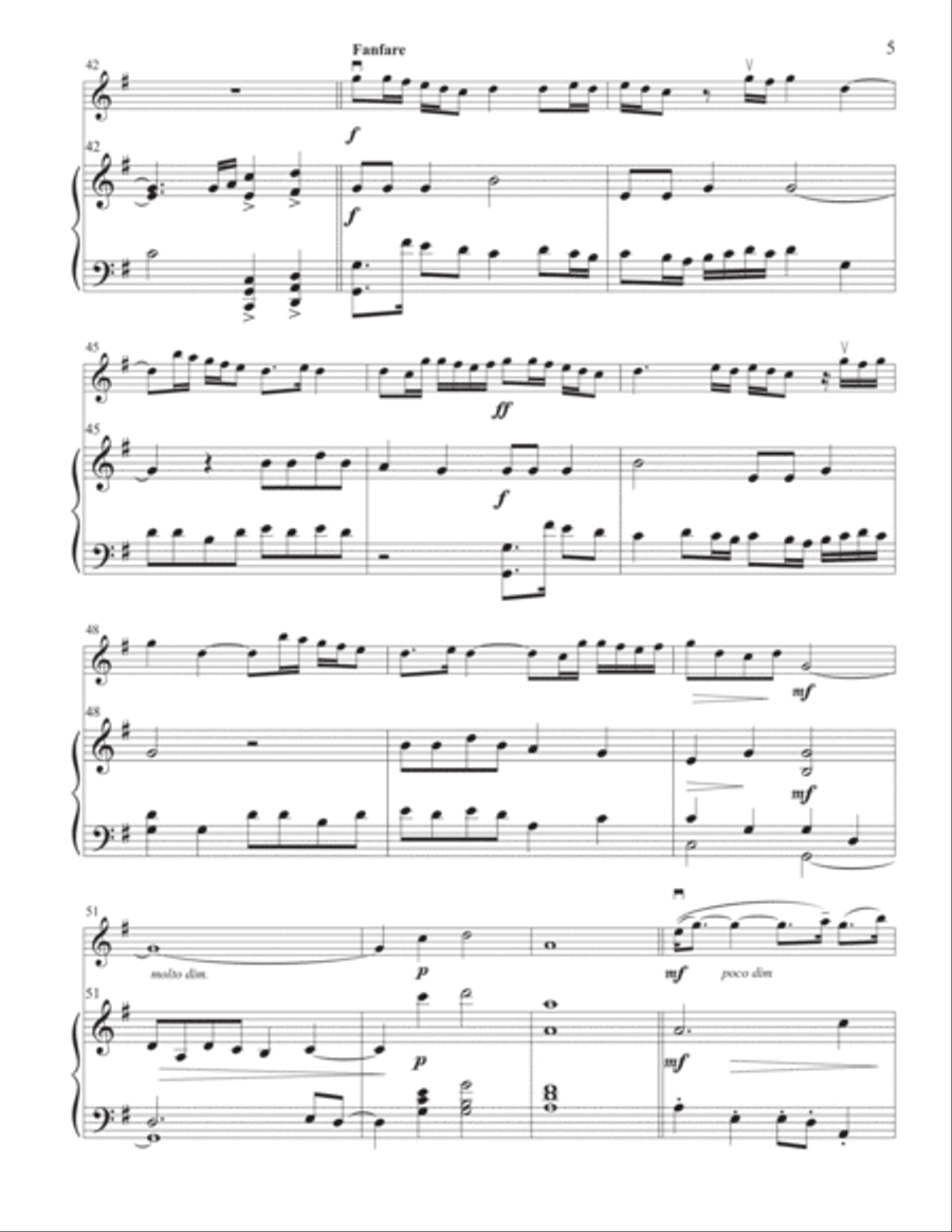 Little Women Theme Violin Solo scores gallery preview page 5