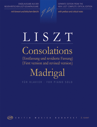 Book cover for Consolations (First and Rev. Version) Madrigal