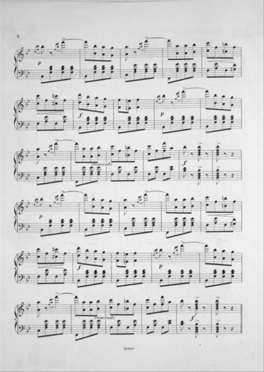 Tohubohu Galop Pour Piano Piano Solo scores gallery preview page 4