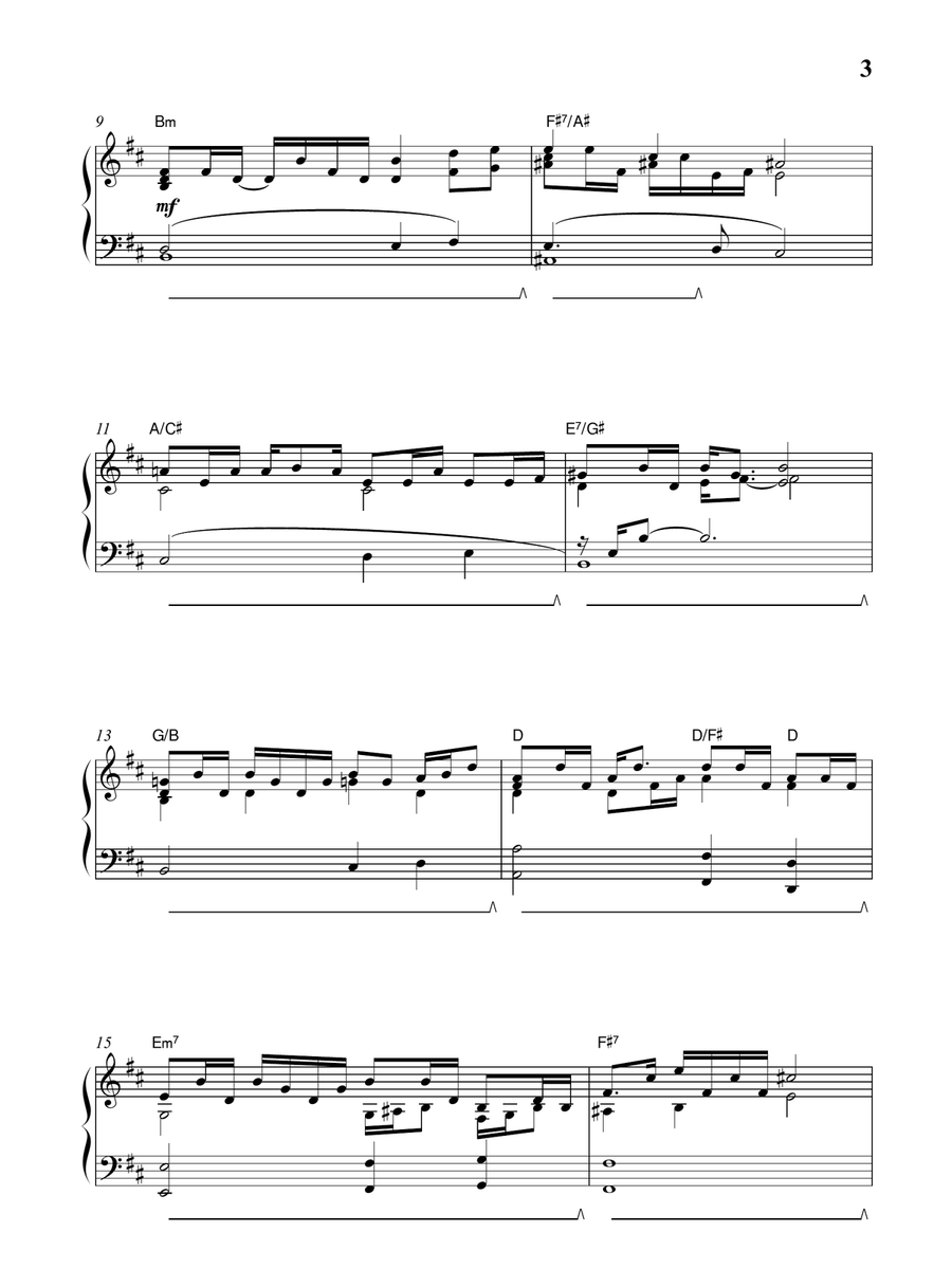 Hotel California Piano Solo scores gallery preview page 4
