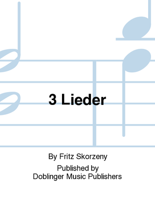 Book cover for 3 Lieder