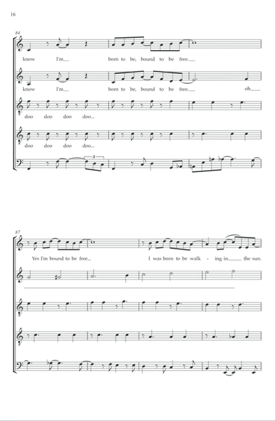 Since You've Been Gone Since You've Been Gone Choir scores gallery preview page 17