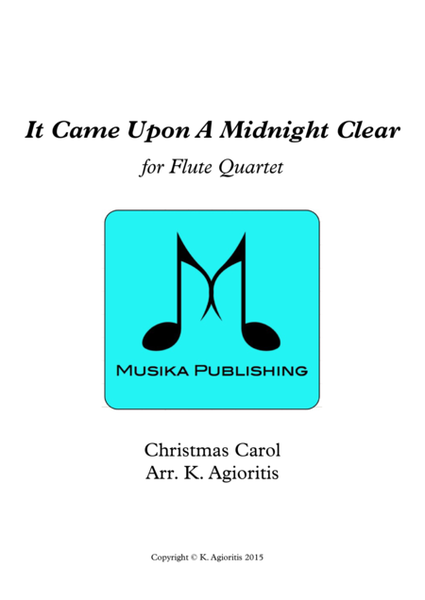 It Came Upon A Midnight Clear - Traditional and Jazz Arrangements for Flute Quartet image number null