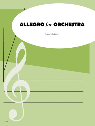 Allegro for Orchestra (score only)