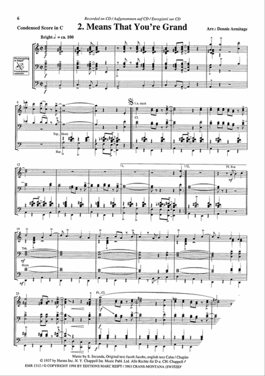 Swing Time Concert Band scores gallery preview page 4