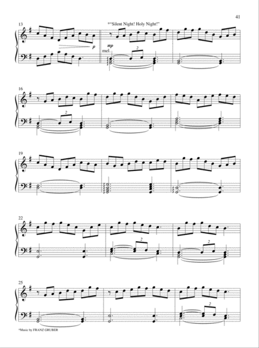 Christmas Carols and Classics Piano Solo scores gallery preview page 25