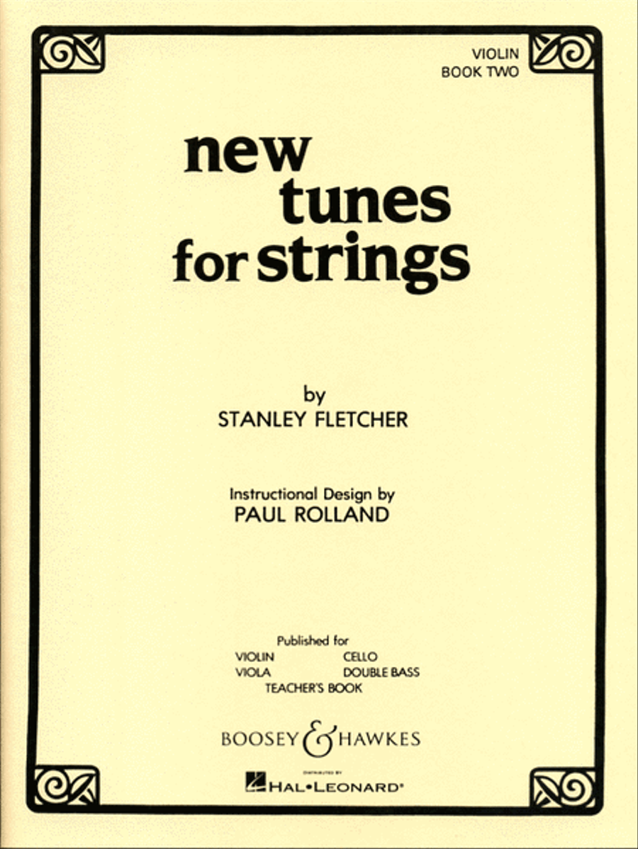 New Tunes for Strings – Book 2 by Stanley Fletcher String Orchestra - Sheet Music