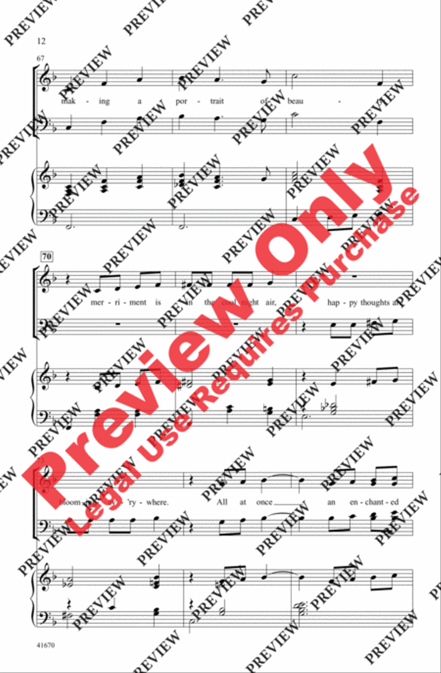 The Nutcracker . . . In About Three Minutes 4-Part scores gallery preview page 12