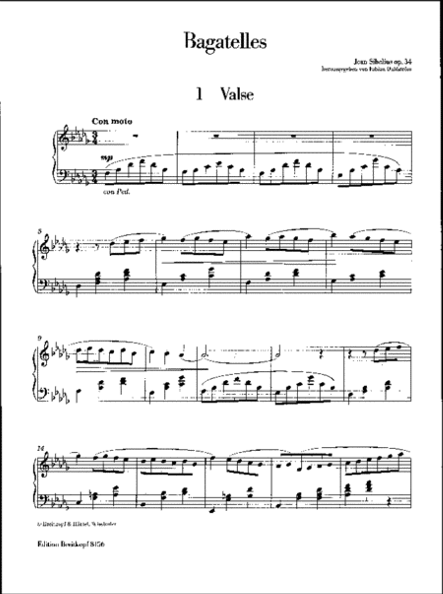 Bagatelles Op. 34 Bagatelles Op. 34 Piano Solo scores gallery preview page 2