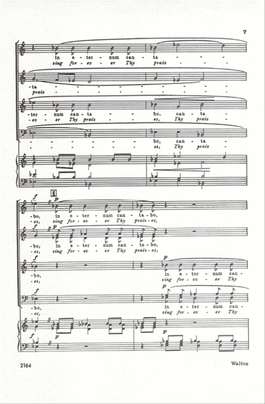 Misericordias Domini (Holy and merciful Lord) 4-Part scores gallery preview page 7