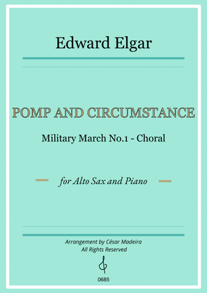 Pomp and Circumstance No.1 - Alto Sax and Piano (Full Score and Parts)
