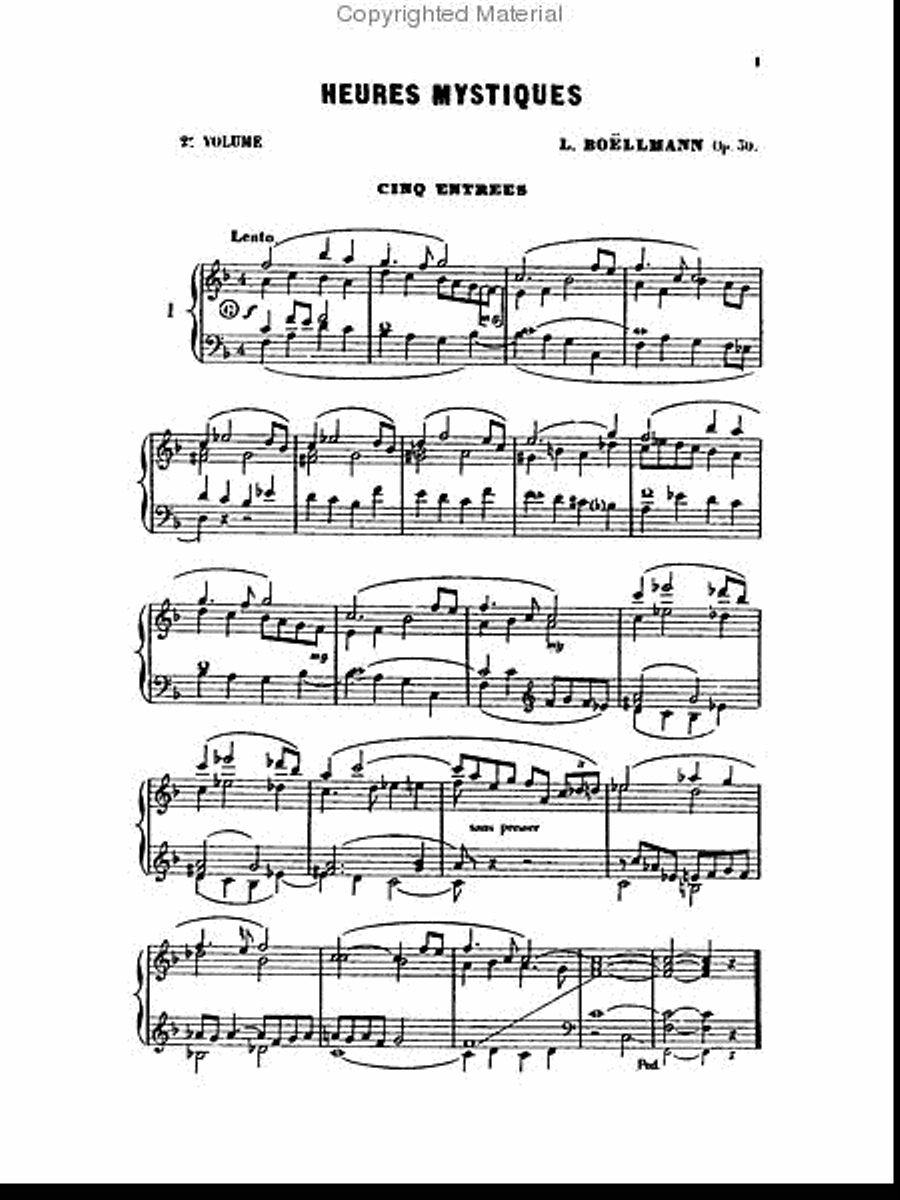 Heures Mystiques (Urtext) (Op. 30), Volume 2 Organ scores gallery preview page 4