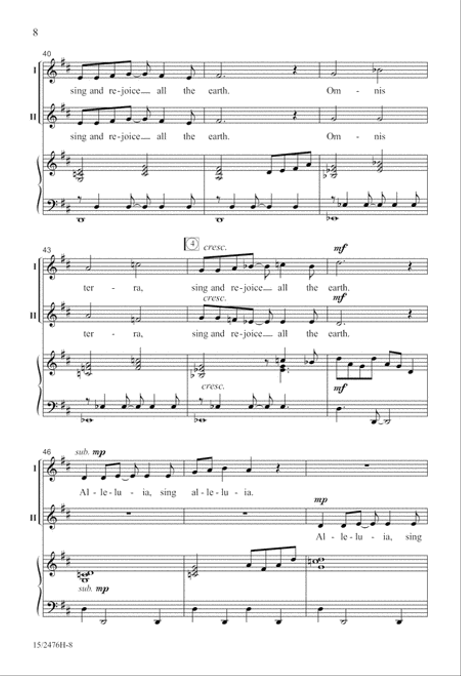 A Joyful Song 2-Part scores gallery preview page 9