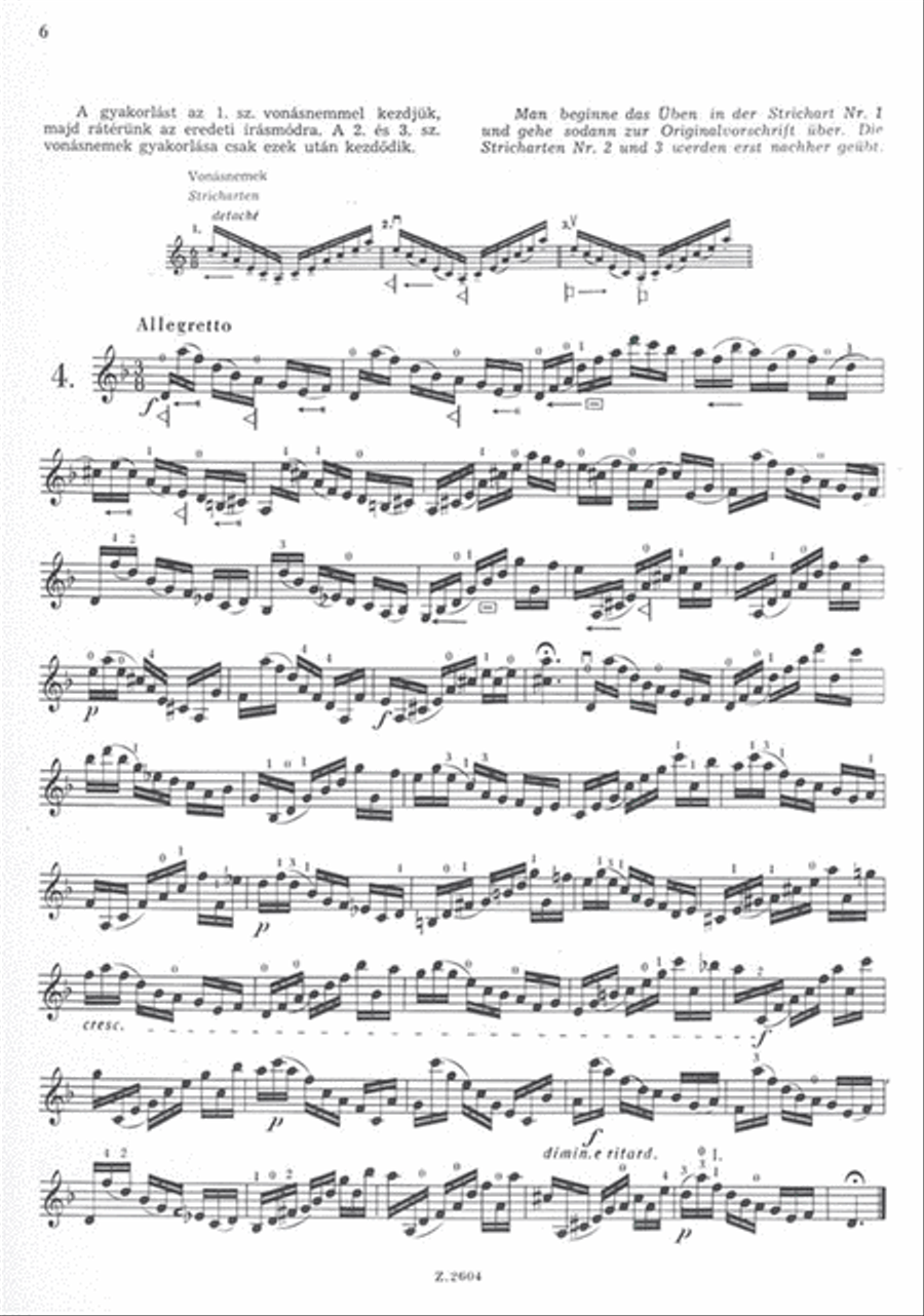 24 Vorübungen op. 37 Violin Solo scores gallery preview page 3
