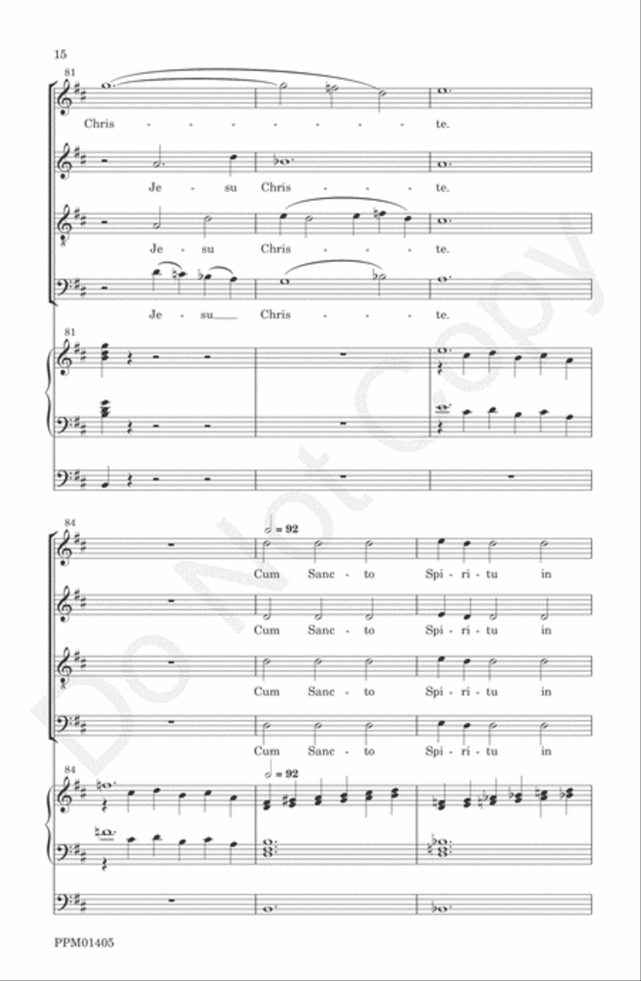 Mass Mass 4-Part scores gallery preview page 17