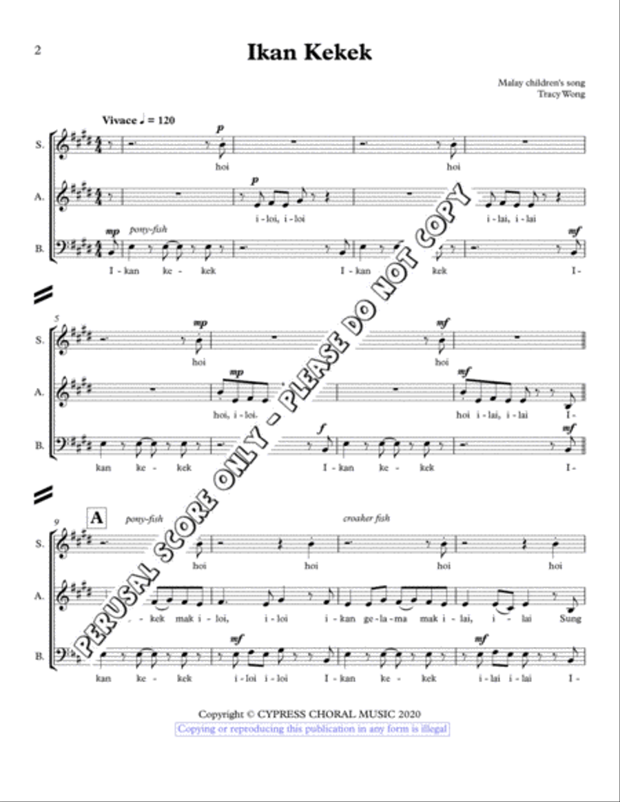 Ikan Kekek - Sab 3-Part scores gallery preview page 2