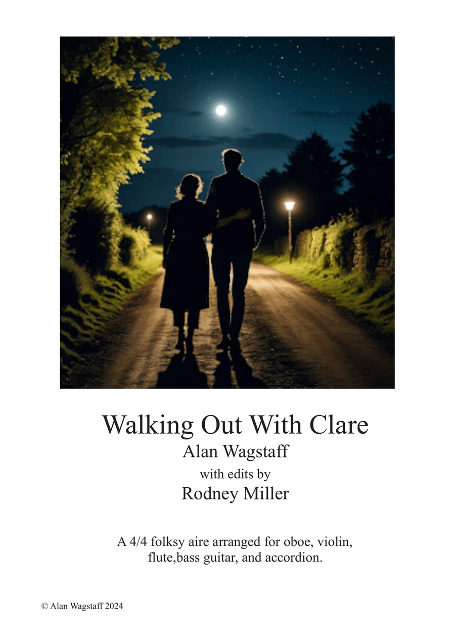 Book cover for Walking Out With Clare