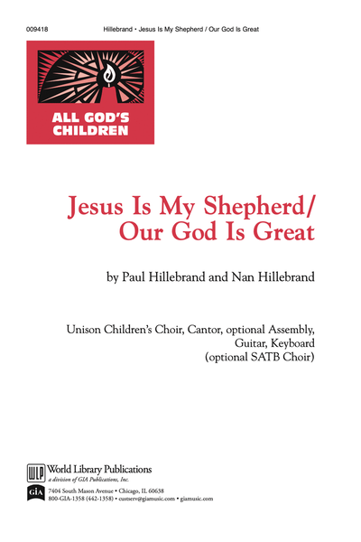 Jesus is My Shepherd / Our God is Great image number null