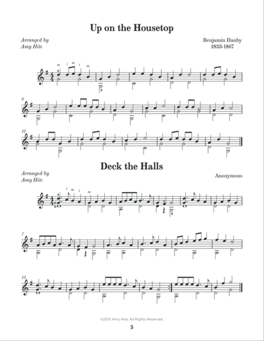 Christmas music online classical guitar