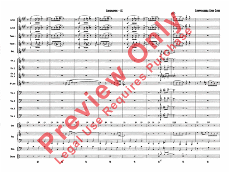 Chattanooga Choo Choo Chattanooga Choo Choo Jazz Ensemble scores gallery preview page 14