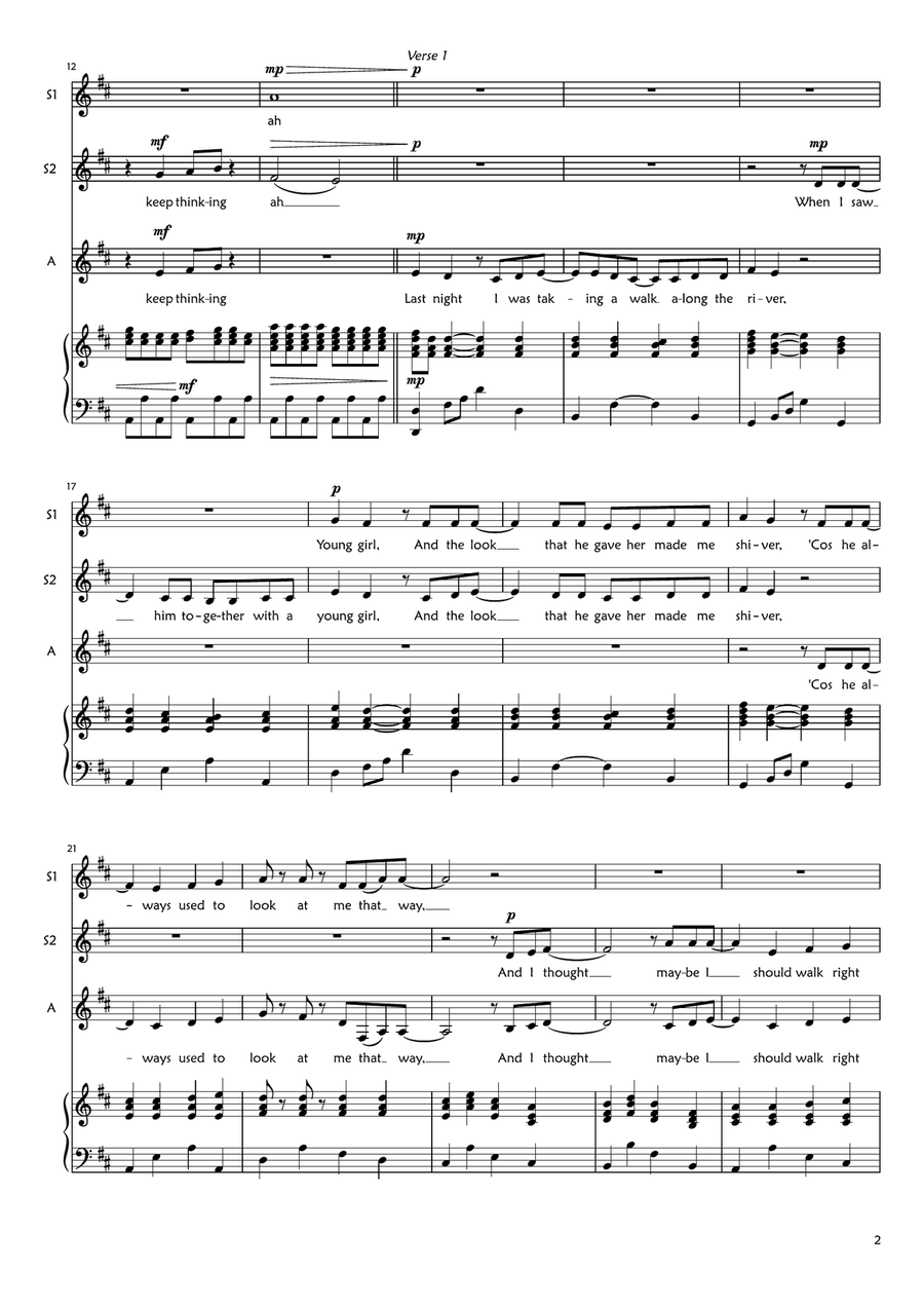 Angel Eyes SSA scores gallery preview page 2