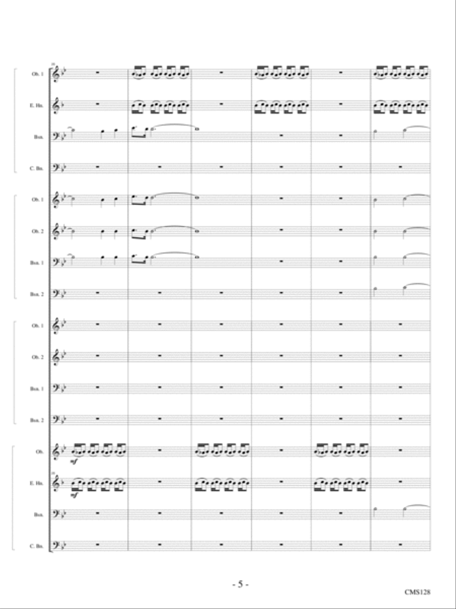 Echo of the Spheres English Horn scores gallery preview page 5