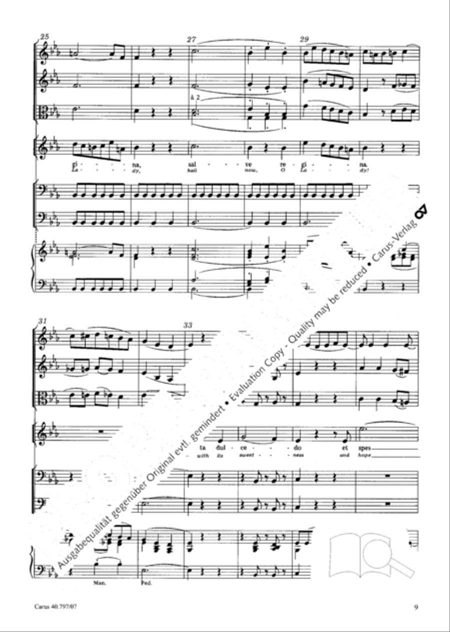 Ave maris stella (Ave maris stella (Ave, Stern der Meere)) Flute scores gallery preview page 10