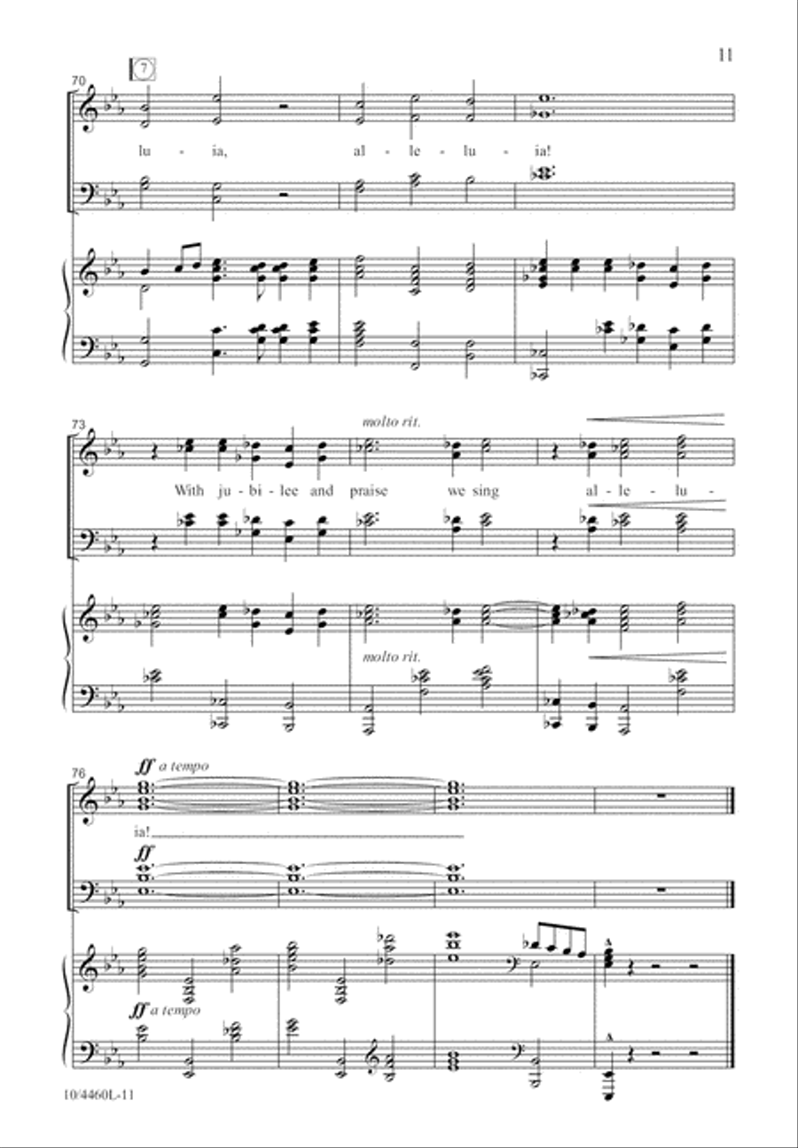 O Sons and Daughters, Let Us Sing! 4-Part scores gallery preview page 12