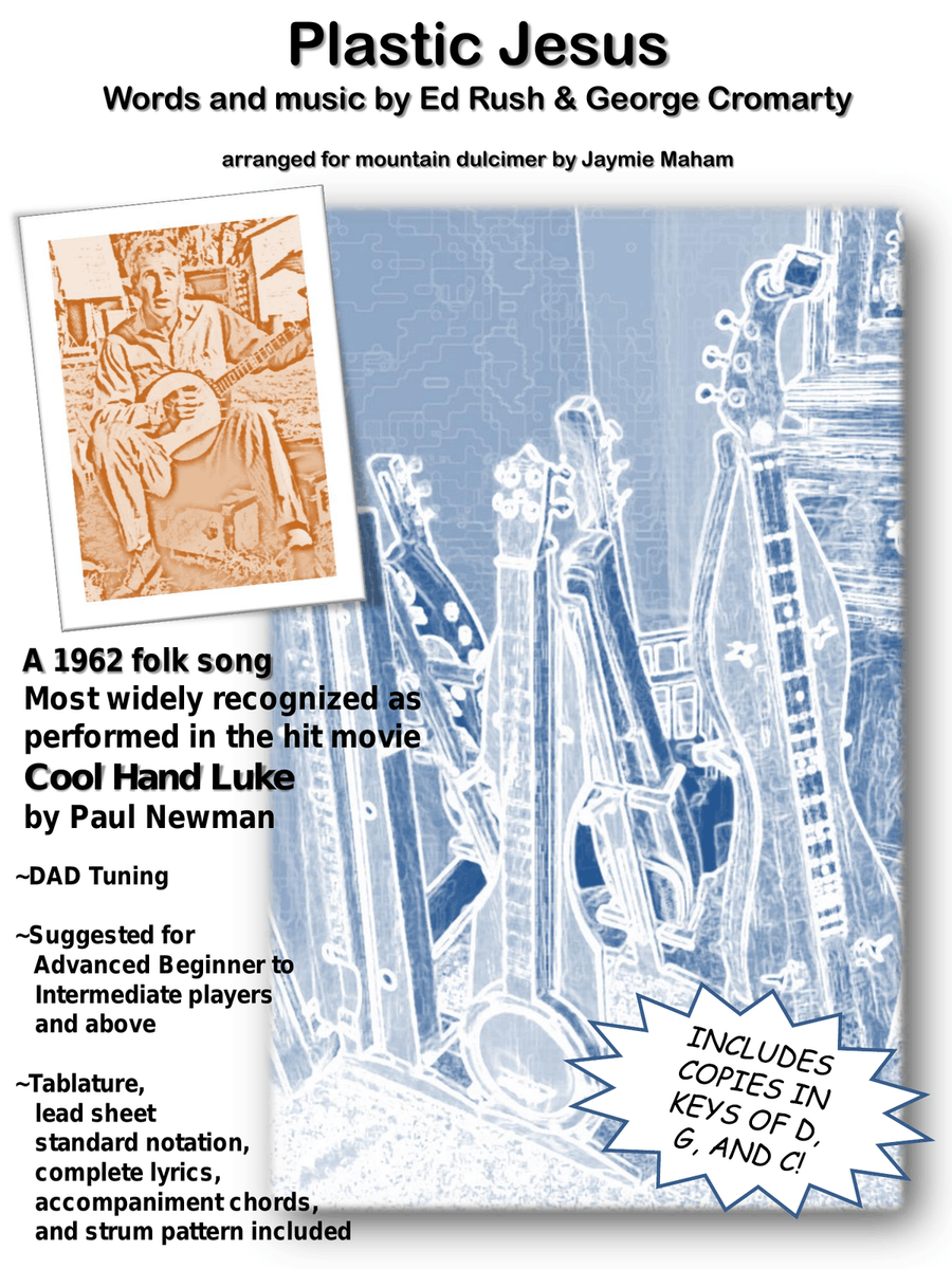 Plastic Jesus Dulcimer scores gallery preview page 1
