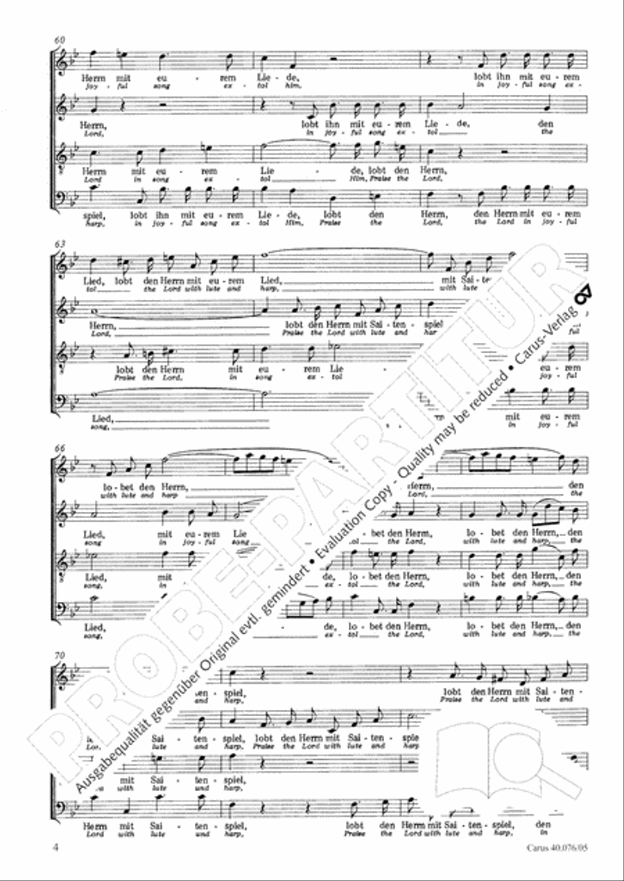 Hymn of Praise, MWV A 18 Hymn of Praise, MWV A 18 SSAATB scores gallery preview page 6