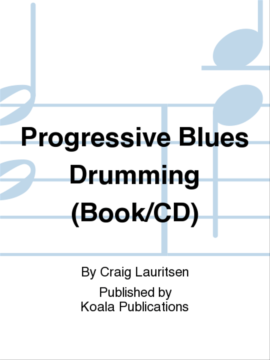 Progressive Blues Drumming (Book/CD) Drums - Sheet Music