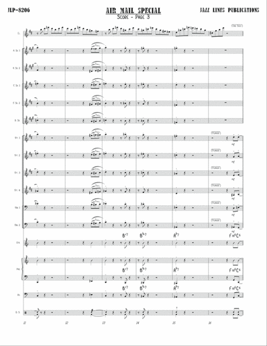 Air Mail Special Big Band scores gallery preview page 6