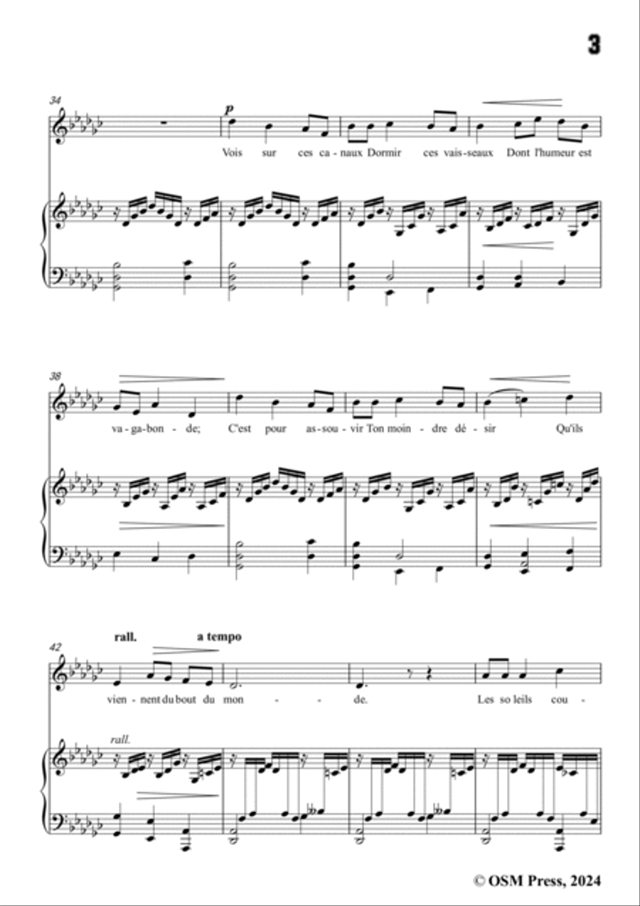 B. Godard-L'invitation au voyage,Op.114,in B flat Major Voice scores gallery preview page 5