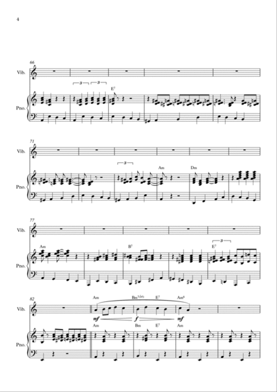 Tu Vuo Fa L'americano Piano scores gallery preview page 4