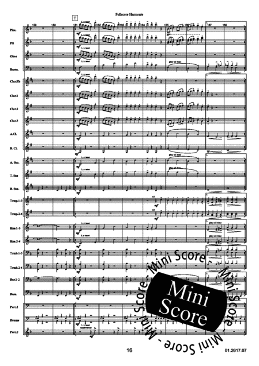 For Fans Only For Fans Only Concert Band scores gallery preview page 20