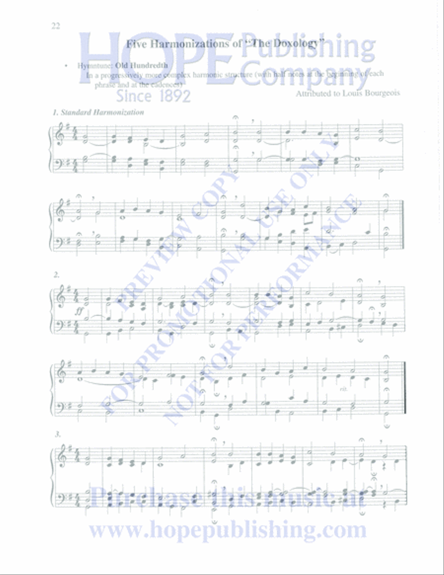 Practical Guide to Arranging Music for Organ, Choir, Handbells & Other Instrumen Choir scores gallery preview page 23