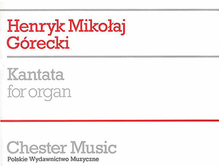 Book cover for Gorecki: Kantata For Organ