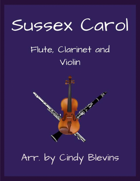 Sussex Carol, Flute, Clarinet and Violin image number null